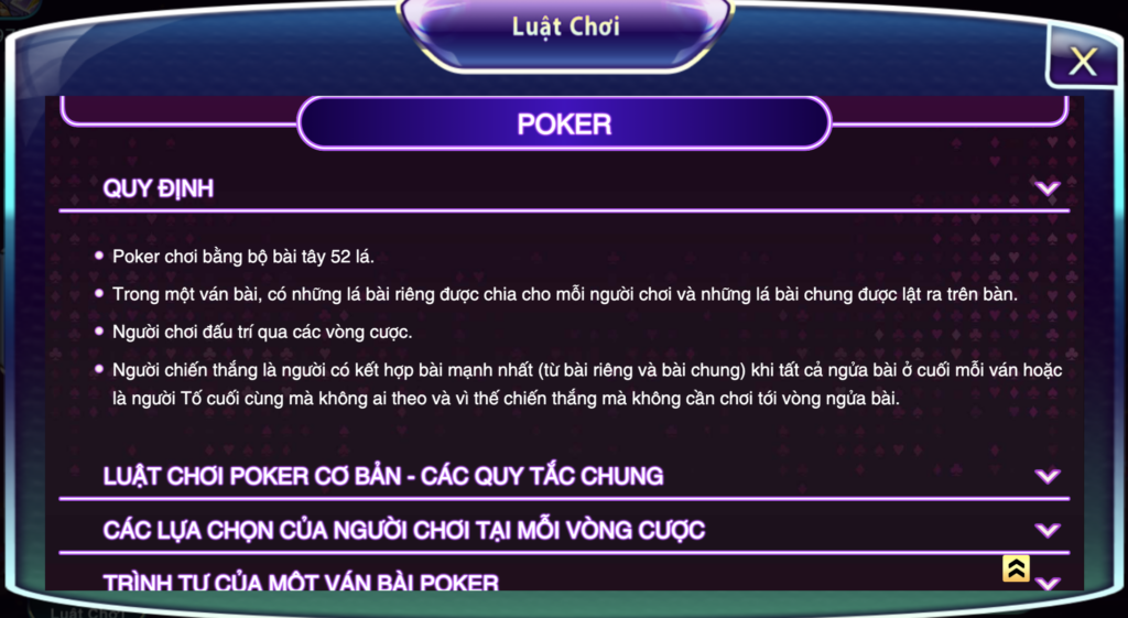 Những quy tắc rất phôt biến khi chơi Poker