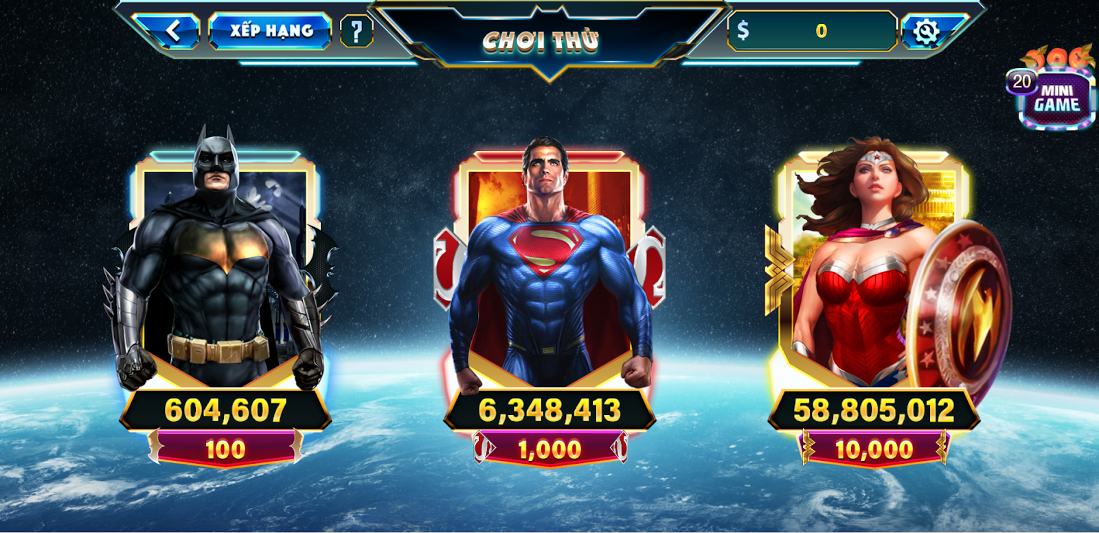 Hướng dẫn tham gia Justice League 789 club.