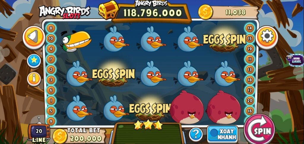 Các bước vô cùng đơn giản để chơi game Angry Birds