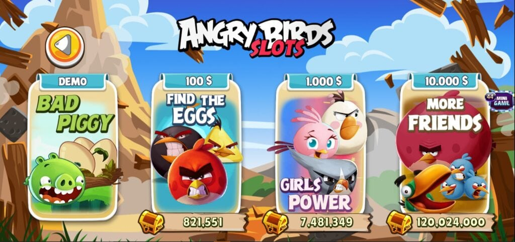 Một số chương trình khuyến mãi cực khủng cá cược Angry Birds